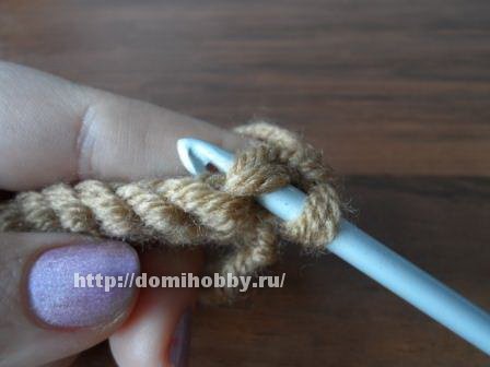 Уроки вязания крючком ❦ Способы вязания крючком ❦ Вязание за заднюю полупетлю