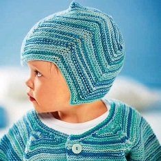 Вязание шапочки и кофты для малыша