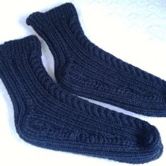 вязание носков спицами
