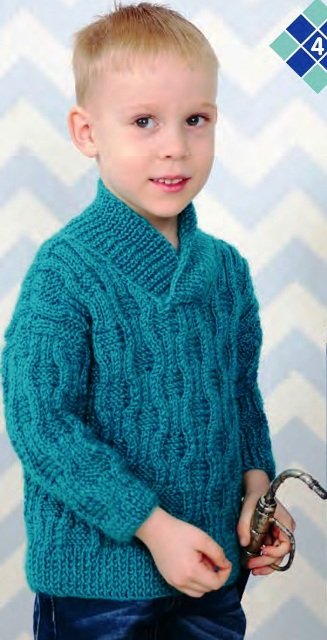 вязание кофты для мальчика