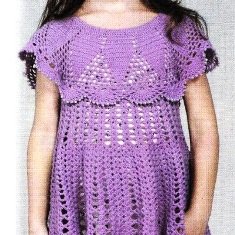 Вяжем платье девочке 3 лет спицами