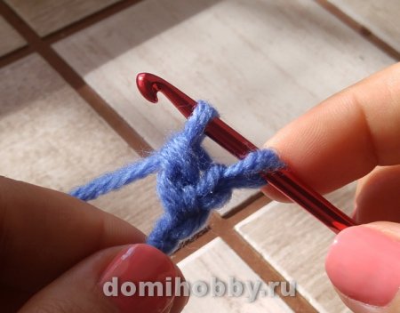 Набор петель крючком для вязания спицами