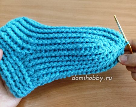 Как связать носки крючком