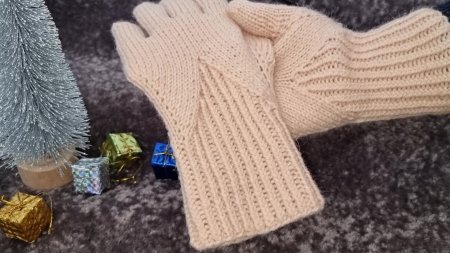 Как связать красивые манжеты для перчаток, варежек или рукавов